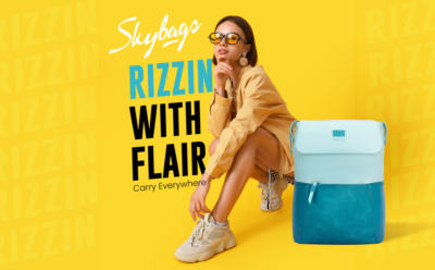 Skybags RIZZ 01 LAPTOP BACKPACK Teal 3