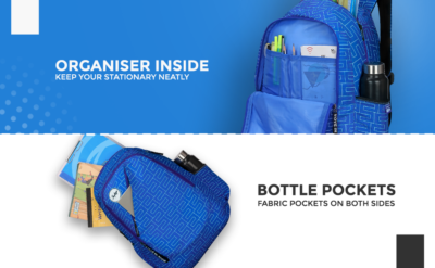 Skybags TANGO 01 SCHOOL BACKPACK Blue 1