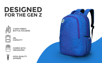 Skybags TANGO 01 SCHOOL BACKPACK Blue