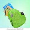 Skybags TANGO 01 SCHOOL BACKPACK Lime 4
