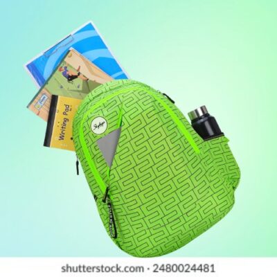 Skybags TANGO 01 SCHOOL BACKPACK Lime 4