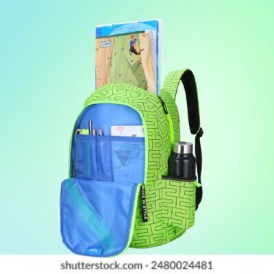 Skybags TANGO 01 SCHOOL BACKPACK Lime 5