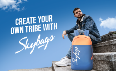 Skybags TRIBE 03 BACKPACK Blue 4