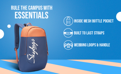 Skybags TRIBE 03 BACKPACK Blue