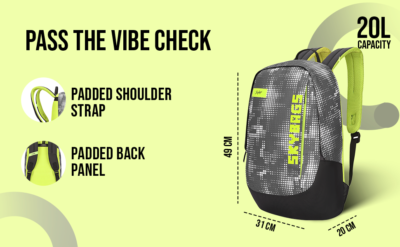 Skybags TRIBE 04 BACKPACK Black 3