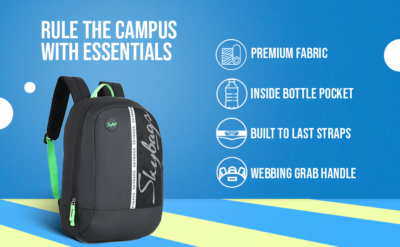 Skybags TRIBE PLUS 01 BACKPACK Black 1