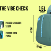 Skybags TRIBE PLUS 01 BACKPACK Teal 1