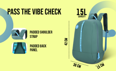 Skybags TRIBE PLUS 01 BACKPACK Teal 1