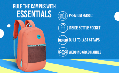 Skybags TRIBE PLUS 03 BACKPACK Coral 2