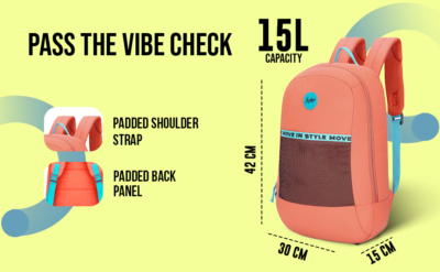 Skybags TRIBE PLUS 03 BACKPACK Coral