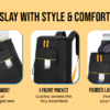 Skybags TRIBE PRO 01 BACKPACK Black 2
