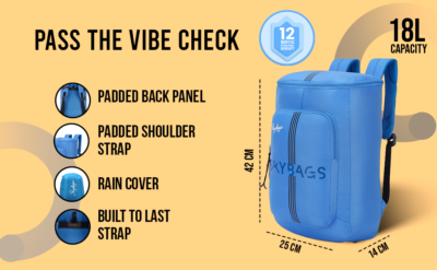 Skybags TRIBE PRO 01 BACKPACK Blue 1