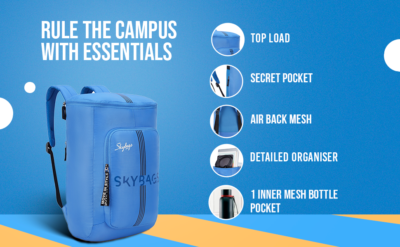 Skybags TRIBE PRO 01 BACKPACK Blue