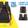 Skybags WHIZ LAPTOP BACKPACK 01 Black 1