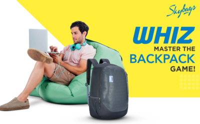 Skybags WHIZ LAPTOP BACKPACK 01 Grey 2