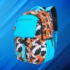 Skybags WOKE PRO 01 SCHOOL BACKPACK Blue Orange 1