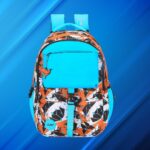 Skybags WOKE PRO 01 SCHOOL BACKPACK Blue Orange