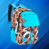 Skybags WOKE PRO 01 SCHOOL BACKPACK Blue Orange 2