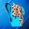 Skybags WOKE PRO 01 SCHOOL BACKPACK Blue Orange 3
