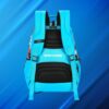 Skybags WOKE PRO 01 SCHOOL BACKPACK Blue Orange 5