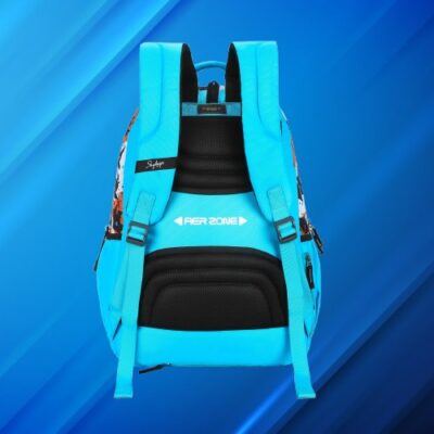 Skybags WOKE PRO 01 SCHOOL BACKPACK Blue Orange 5