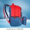 Skybags WOKE PRO 04 SCHOOL BACKPACK Red Bluev4