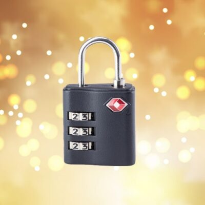 TSA 3 Dial Combination Lock Black 1