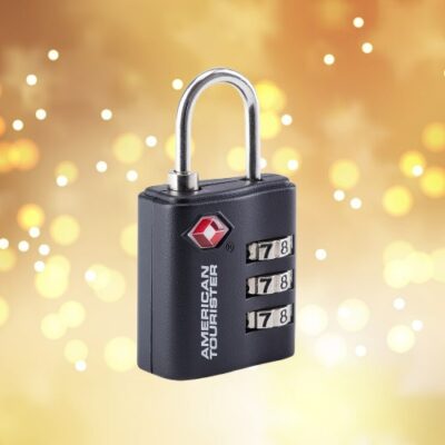 TSA 3 Dial Combination Lock Black 2