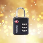 TSA 3 Dial Combination Lock Black 3