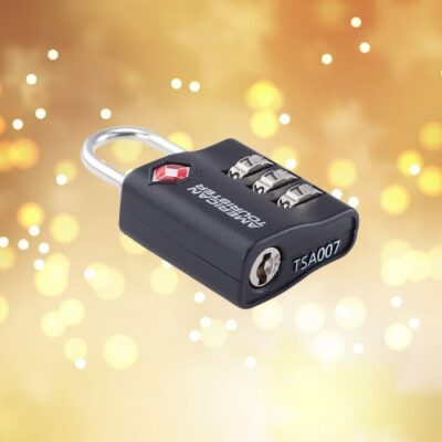 TSA 3 Dial Combination Lock Black