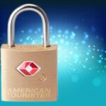 TSA 3 Dial Combination Lock Gold 1