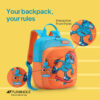 Yoodle Backpack Orange Blue 2
