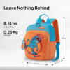Yoodle Backpack Orange Blue 5