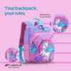 Yoodle Backpack Unicorn Pink 3