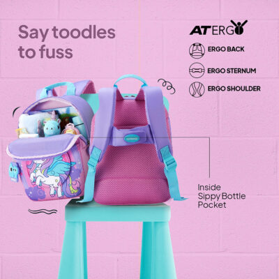 Yoodle Backpack Unicorn Pink 4