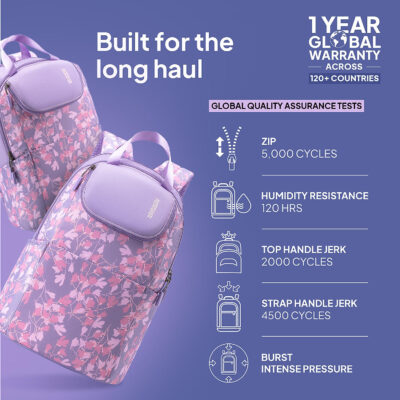 Zumba Backpack Lavender 2