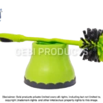 ANTIBACTERIAL ROUND TOILET BRUSH WITH CONTAINER