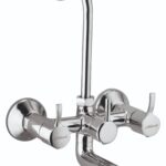 crown wall mixer with bend