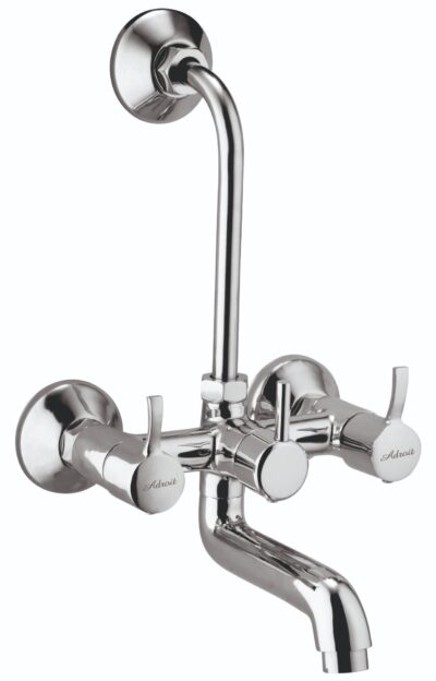 crown wall mixer with bend