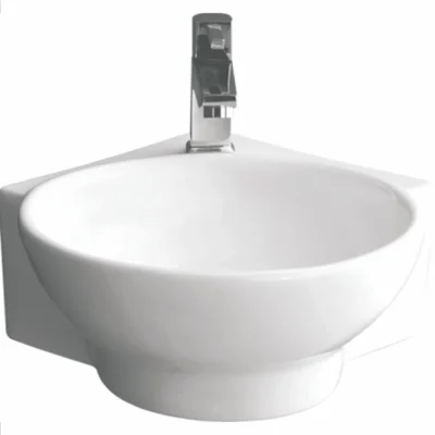 Volgo sanitaryware wall hung basin 8007  lily coner