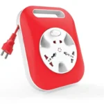 GM 3250 Meridian 3 Pin Flex Box 4 Mtr. * 3 PIN FLEX BOXES WITH HANDLE * with handle, indicator &  international socket