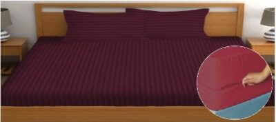 Cotton 1cm satin - zippered bed cover elba