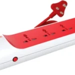 GM 3201 Spike Shield 2+2+1 Power Strip with mas ter switch, indicator, safety shutter, 2 international sockets & 2 pin sockets