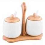 Amoura round 2 pcs condiments set