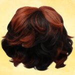 Short Curly Brown & Black Blend Wig (Yash:166)