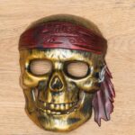 Gold Skull Face Mask (Yash:112)