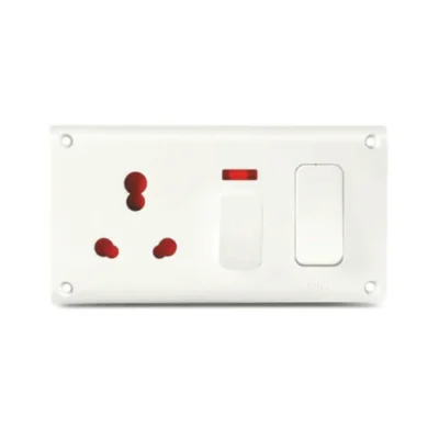 5-in-1 Universal SS.combined -with fuse, indicator & safety shutter GM 8051