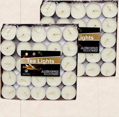 Smokeless White Tea Light Candles – 50 Pcs Pack (Yash-901)
