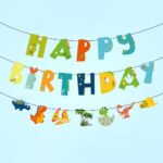 Dinosaur Theme Happy Birthday Banner (Yash-972)