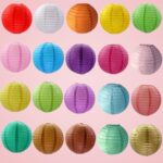 Multicolor Paper Lantern 14 Inch – Hanging Party Decoration (Yash-35)